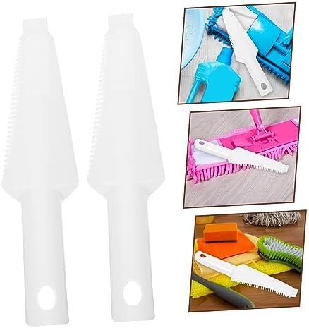 Plastic Cleaning Scraper Mop Brush 2pcs Self Wringing Replacement - Image 4