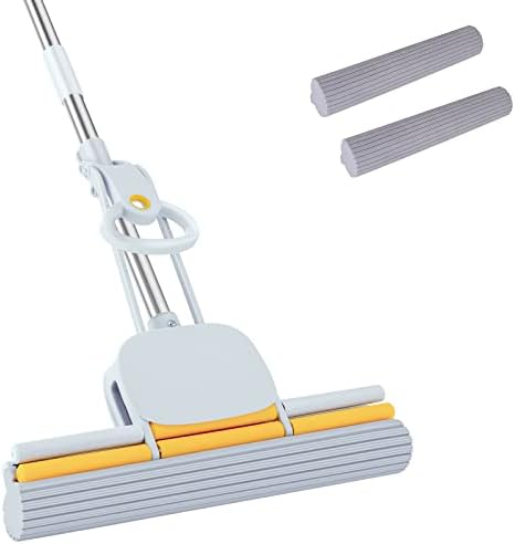 PVA Sponge Mops 60" Long Handle 15" Head by DUDTO