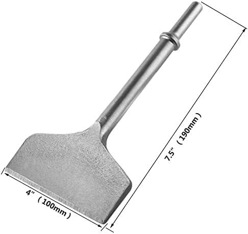 Air Hammer Chisel Bits, Firecore 4 In Tile Removal Tool - Image 5