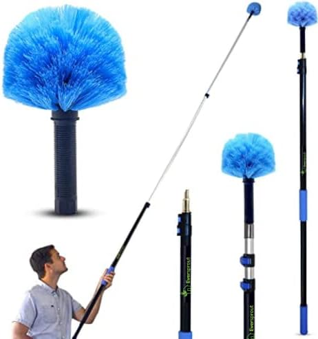 EVERSPROUT 5-to-12 Foot Cobweb Duster & Pole Combo, Extendable to 20 Ft by EVERSPROUT