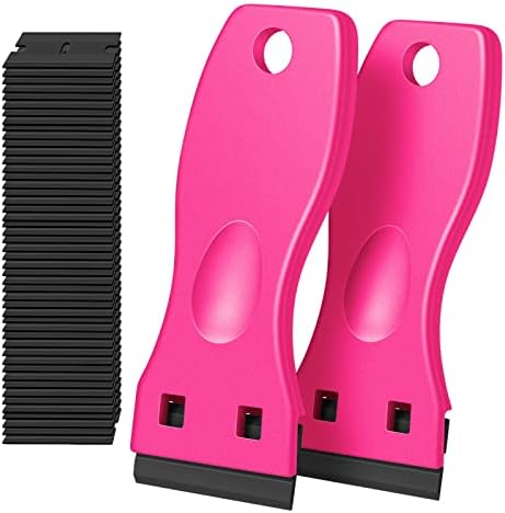 DEKEones Plastic Razor Blade Scraper, 2 Pack Razor Scraper by SpecializedinScrapingandPlasteringTool