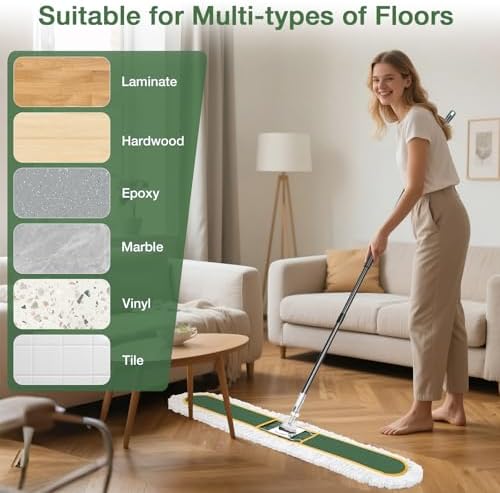 48" Commercial Dust Mop for Floor Cleaning - Image 2