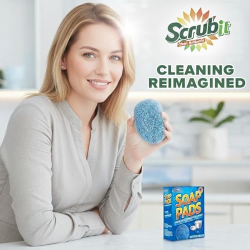 SCRUBIT 20 PK Steel Wool Soap Pads - Image 4