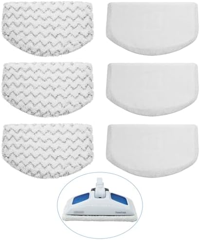 6 Pack Steam Mop Replacement Pads Washable by Extolife