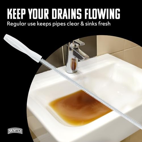 Brushtech Sink Drain & Overflow Multi-Purpose Cleaning Brush - Image 7