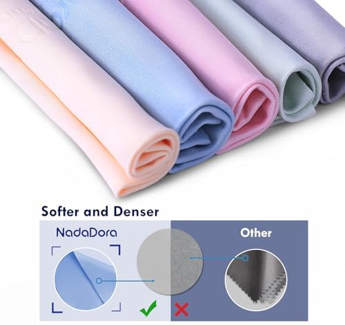 Nadadora Individually Wrapped Microfiber Glasses Cleaning Cloths, 20 Pack - Image 5