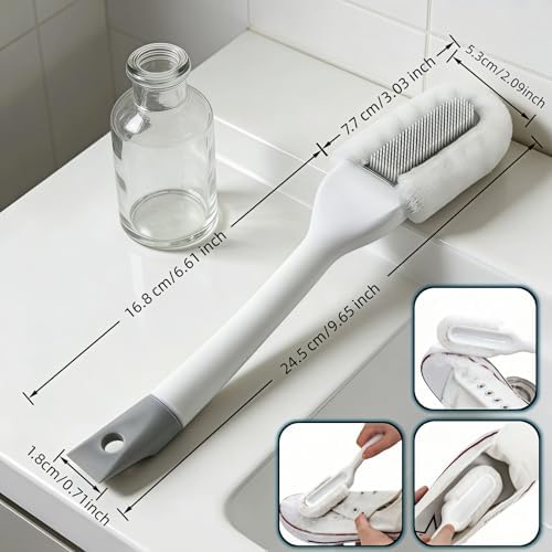 Professional Shoe Cleaning Brush Long Handle - Image 2