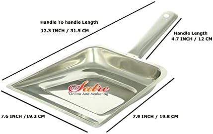 Stainless Steel Small Size and Thin Dust Pan, Dustpan Supdi, Dust Pan, Cleaning - Image 2