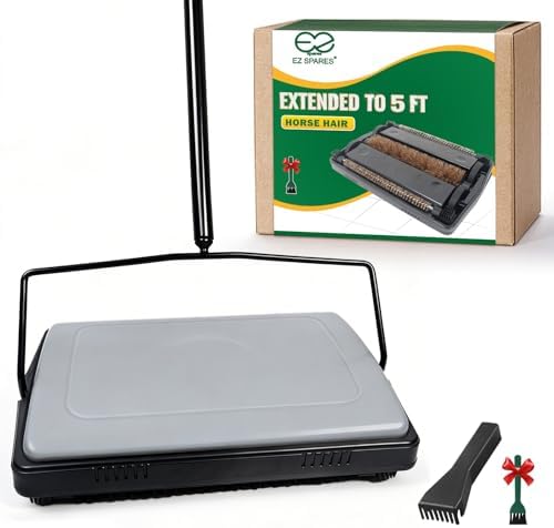 EZ SPARES Manual Floor Carpet Sweeper by EZSPARES