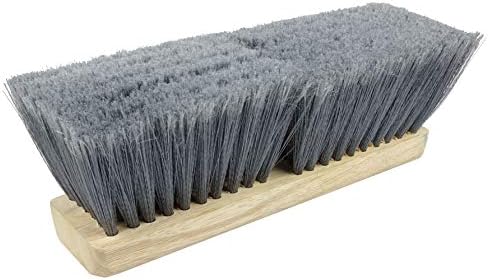 Weiler 70312 10" Bus Brush, Flagged Silver Grey Polystyrene Fill - Image 2