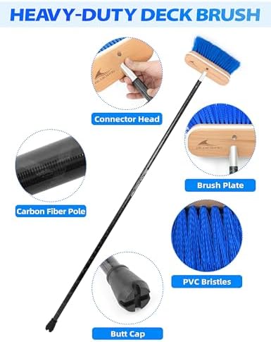 BLUEWING 4ft/6ft/8ft Heavy Duty Deck Brush - Image 2
