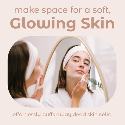 MainBasics Face Scrubber Exfoliator Pads 4-Pack, Exfoliating Sponge - Image 3
