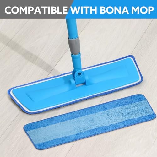 6-Pack 18 Inch Microfiber Mop Pads Refills Compatible - Image 3