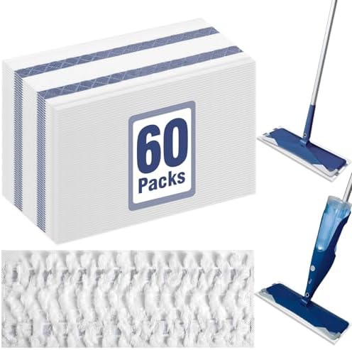 60 Pack Disposable Microfiber Cleaning Pads by Unknown