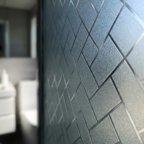 Frosted Geometric Pattern Window Privacy Film, 35.4"x 78.7" - Image 5