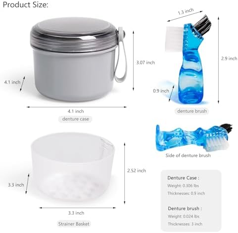 Leak Proof Travel Denture Bath Case - Image 4