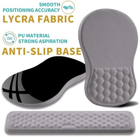 Hokafenle 2 In 1 Ergonomic Mouse Pad Wrist Support & Wrist Rest - Image 6