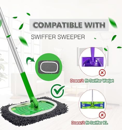 6pcs Reusable Microfiber Mop Pads - Image 3