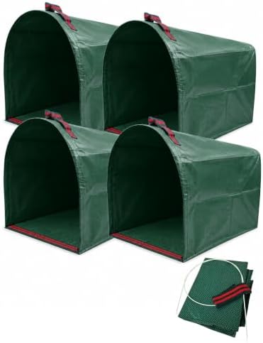 Reusable Yard Waste Bags 53Gal leaf collector bag by GARDMATE-SparkEaseinGreen