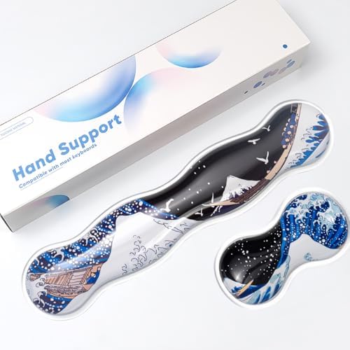 Gel Keyboard and Mouse Wrist Rest Set, Wrist Pad by Sumgsn