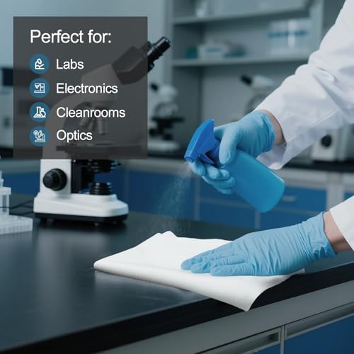 AAwipes Cleanroom Wipers 4"x4" Double Knit 100% Lint Free Cloths - Image 3