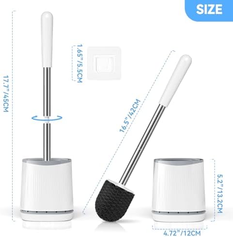 TRENTI Toilet Brush and Holder Set - Image 7