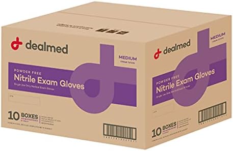 Dealmed Nitrile Exam Gloves by Dealmed