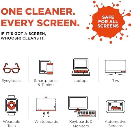 WHOOSH! Screen Shine Go XL – Screen Cleaner Spray & Wipe Kit, 3.4 fl oz - Image 3
