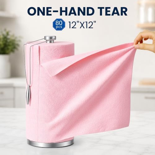Veco Microfiber Cleaning Cloth Roll 80 PCS - Image 3