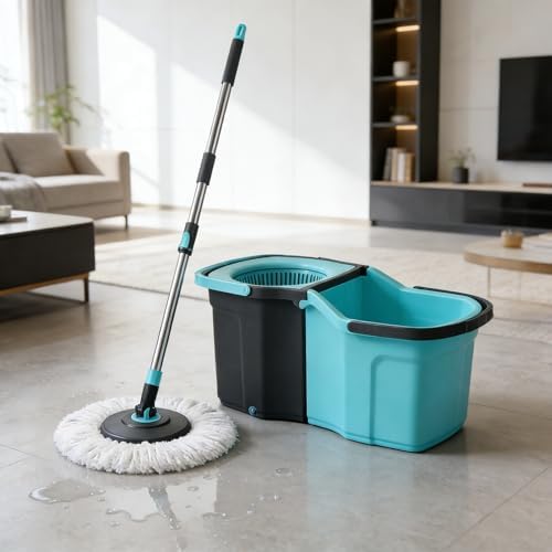 Spin Mop and Bucket System for Floor Cleaning - Image 6