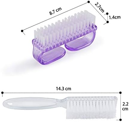 Handle Grip Nail Brush, Hand Fingernail Scrub Cleaning Brushes - Image 4
