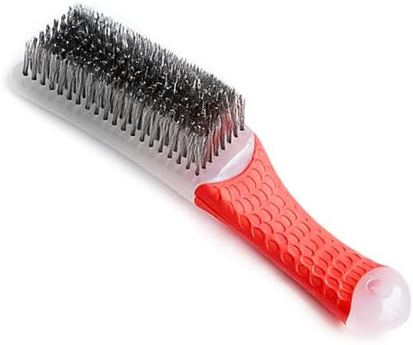 1 PCE White Steel Brushes Heavy Duty Carbon Steel and Stainless Steel Wire by Unknown