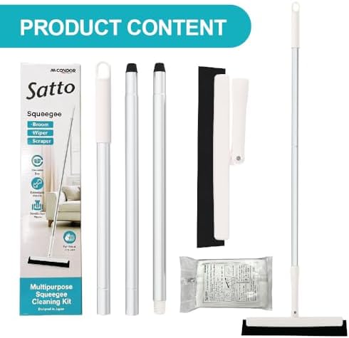 Japan-Designed Satto Floor Squeegee Kit - Image 2