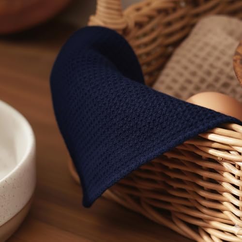 PurpleEssences Solid Kitchen Cloths, Dish Cloth 12x12 Set of 6 - Image 5