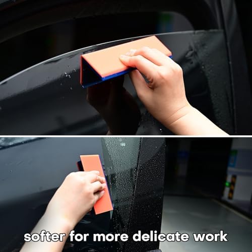 NEWISHTOOL 5-Inch Window Tint Squeegee Rubber Blade Without Handle, 2 Pack - Image 5