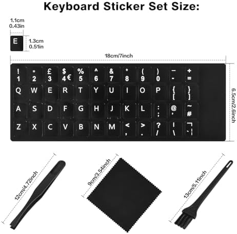 2PCS Russain Keyboard Stickers - Image 3