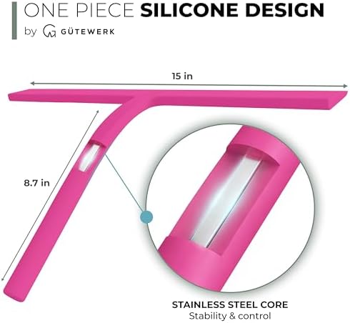 GÜTEWERK Silicone Shower Squeegee - Image 4