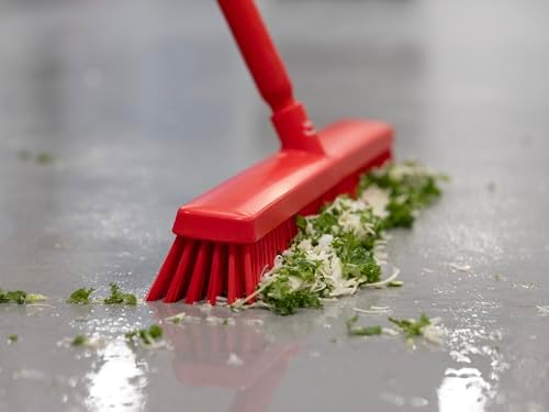Vikan 319566 24" Heavy-Duty Push Broom, Soft/Stiff - Image 5