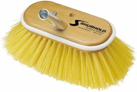 Shurhold 6" Polystyrene Medium Bristle Deck Brush by ShurholdIndustries