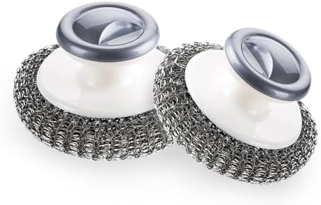 2Pcs Stainless Steel Scrubber by BLIGKO
