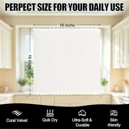 Kitinjoy 24 Pack Kitchen Cloths Dish Towels - Image 2