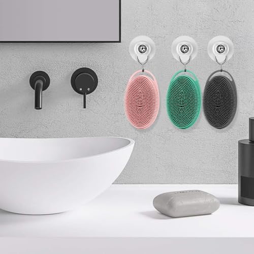Soft Silicone Body Scrubber 3 PCS Silicone Body Shower, Silicone Loofah 2 in 1 - Image 5