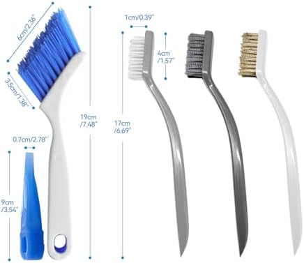 Crevice Cleaning Brush Set for Kitchen & Window Tracks - Image 2