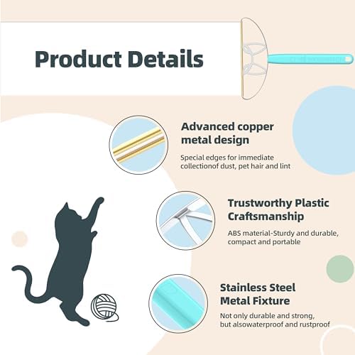 MAX LINTPLUS Pet Hair Remover – 2X Larger Cleaning Head, Adjustable 2-in-1 - Image 4