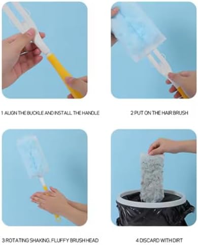 Double Sided 360 ° Duster Refills, Disposable Electrostatic Dusting Brush - Image 5