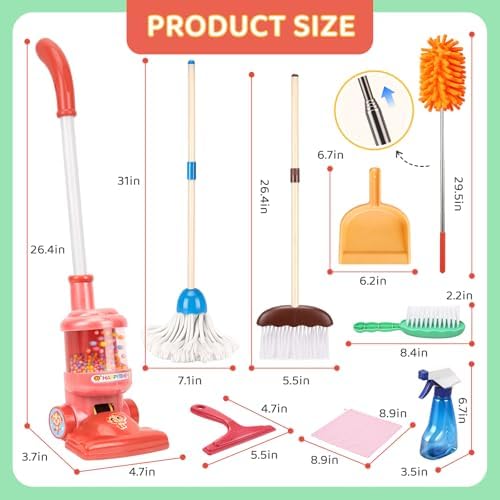 Meland 8-Piece Kids Cleaning Set - Image 6
