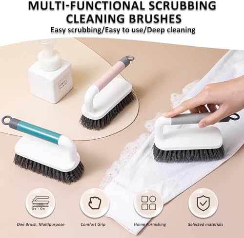 Scrub Brush, Scrubbing Cleaning Brushes, Heavy Duty Cleaning Brushes - Image 2