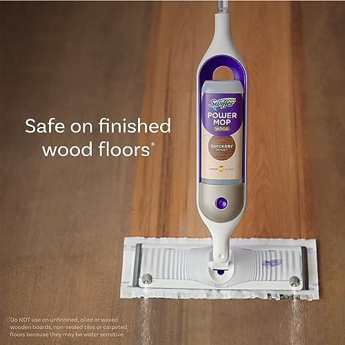 Swiffer Power Mop Wood Refill Solution, QuickDry Hardwood Floor Cleaner - Image 6