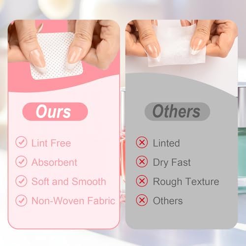 1080PCS Lint Free Nail Wipes - Image 4
