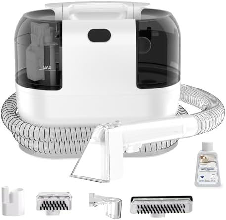 PUREBEAR 18Kpa Portable HandHeld Carpet Cleaner Machine by 24-hourrapidresponse